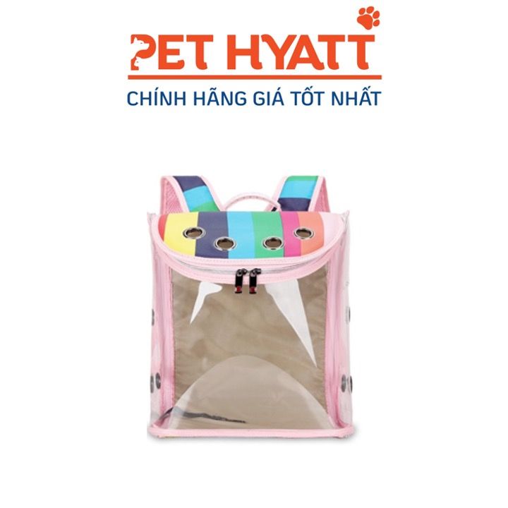 Balo Vuông Nắp Nhựa 7 Màu Cho Thú Cưng