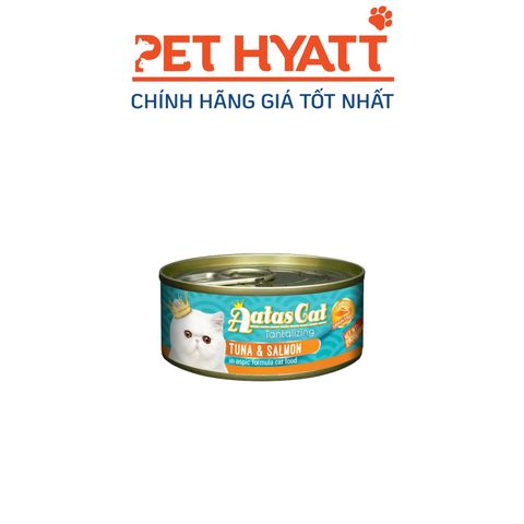  Tantalizing Pate Cho Mèo Vị Cá Ngừ & Cá Hồi AATASCAT Tuna & Salmon 