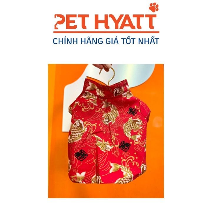 Áo Tết Đỏ Cá Chép Cho Thú Cưng