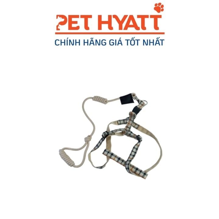 Dây Dắt Yếm Caro Dành Cho Thú Cưng TADO