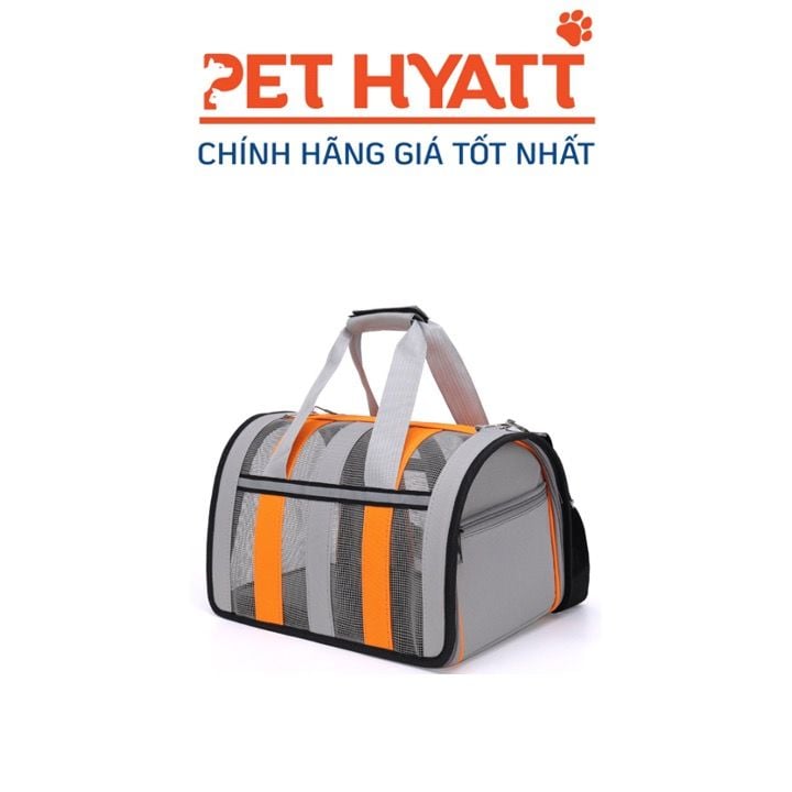 Túi Vận Chuyển Lưới Sọc Dạ Quang Nhiều Kích Cỡ Cho Thú Cưng
