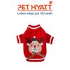 Áo Len Giáng Sinh Đỏ Hình Tuần Lộc Cho Thú Cưng