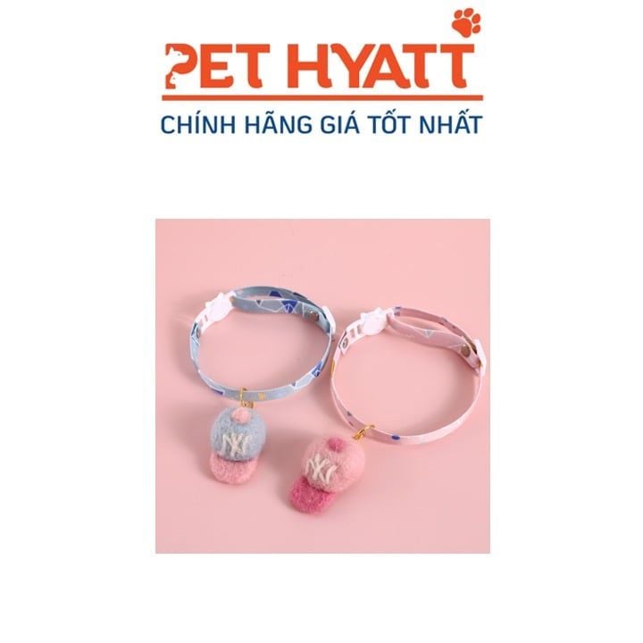 Vòng Cổ Kèm Charm Nón NYC Cho Thú Cưng