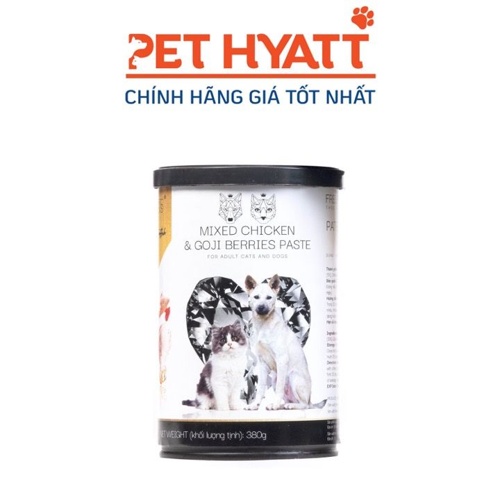 Pate Cho Chó Mèo Vị Hỗn Hợp Gà Kỷ Tử KING'S PET Mixed Chicken & Goji Berries Paste