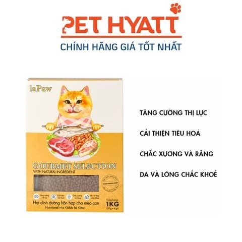  Hạt Dinh Dưỡng Hỗn Hợp Cho Mèo Con LAPAW Gourmet Selection Kitten 