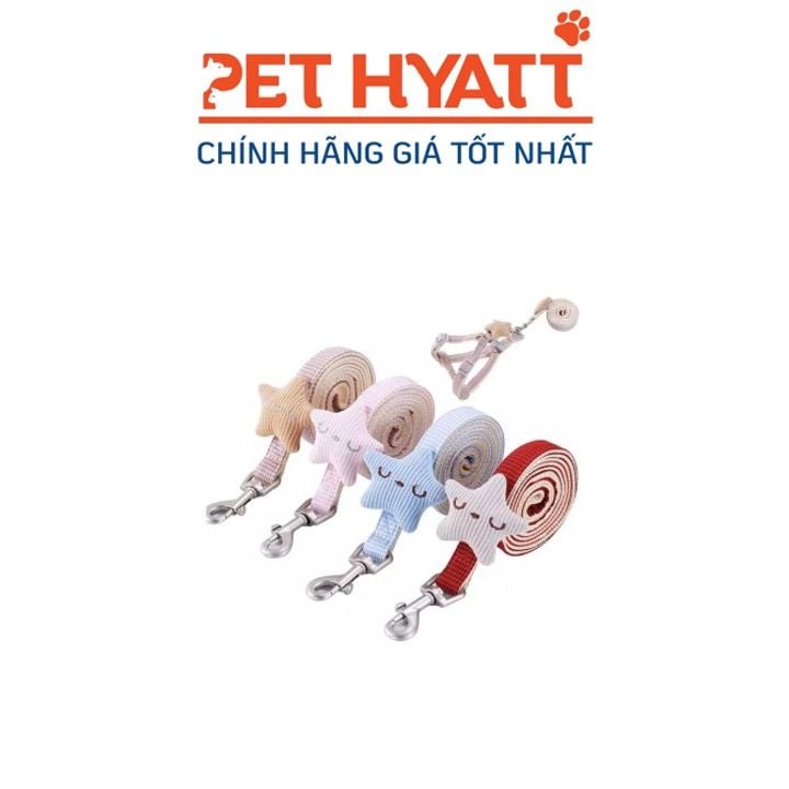 Dây Dắt Kèm Yếm Ngôi Sao Cho Thú Cưng