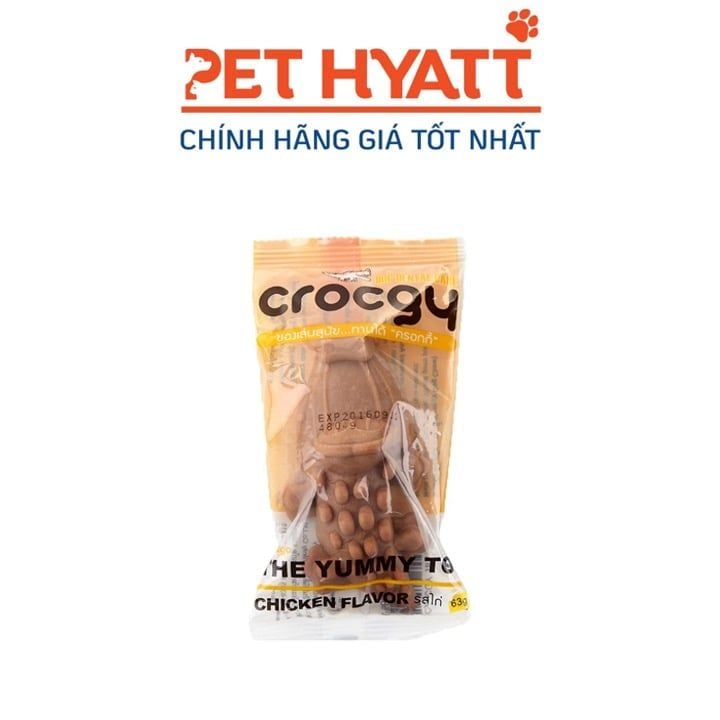 Xương Gặm Cá Sấu CROCRY Vị Gà