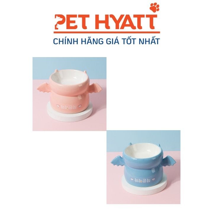 Bát Ăn Gốm Hàn Quốc Tai Ác Quỷ Cho Thú Cưng