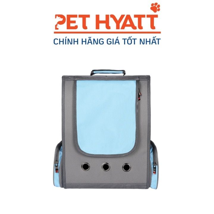 Balo Dạng Lưới Kèm Rèm Kéo Cuộn Cho Thú Cưng