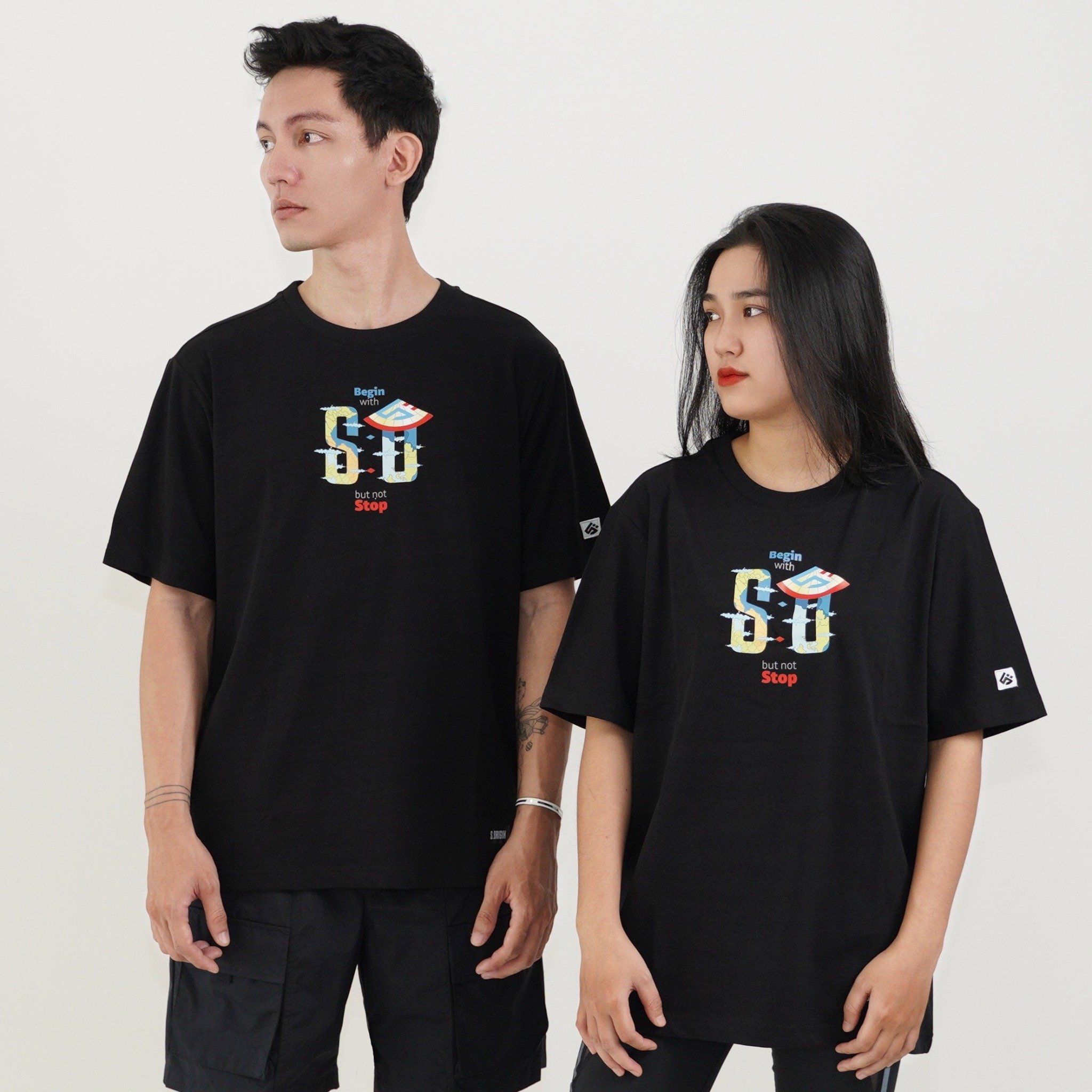  Áo Thun Oversized SOR Begin W S But Not Stop T-shirts TS220009 