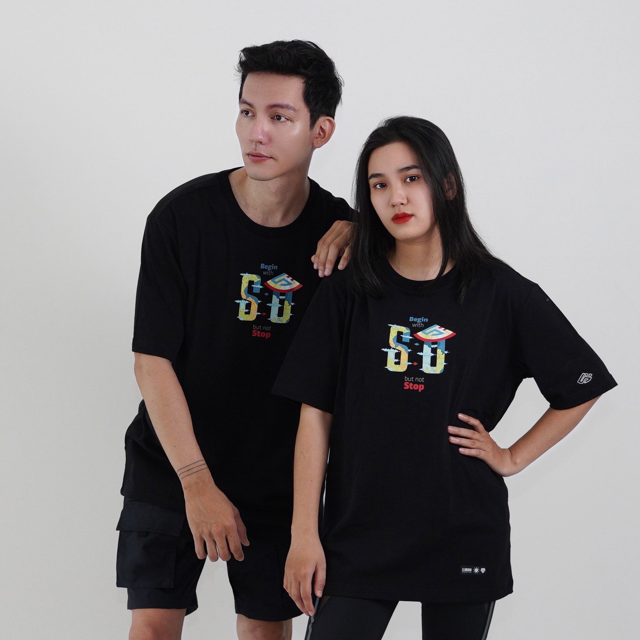  Áo Thun Oversized SOR SO Begin W S But Not Stop T-shirts Prt TK220020 