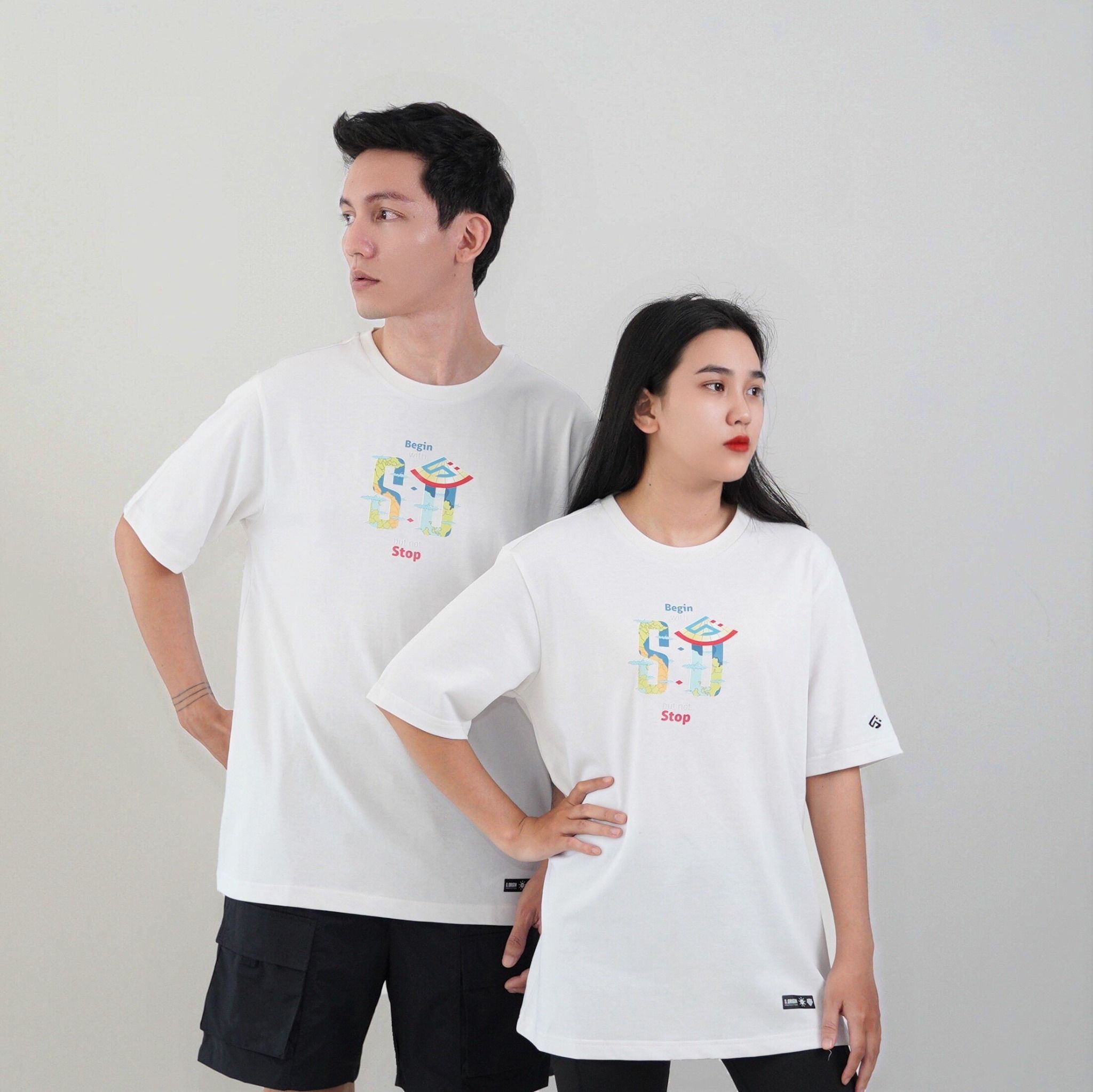  Áo Thun Oversized SOR SO Begin W S But Not Stop T-shirts Prt TK220014 