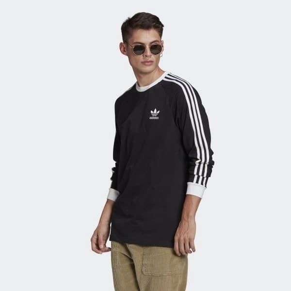  Áo Phông - Áo thun Originals Nam Adidas 3-Stripes Ls T GN3478 