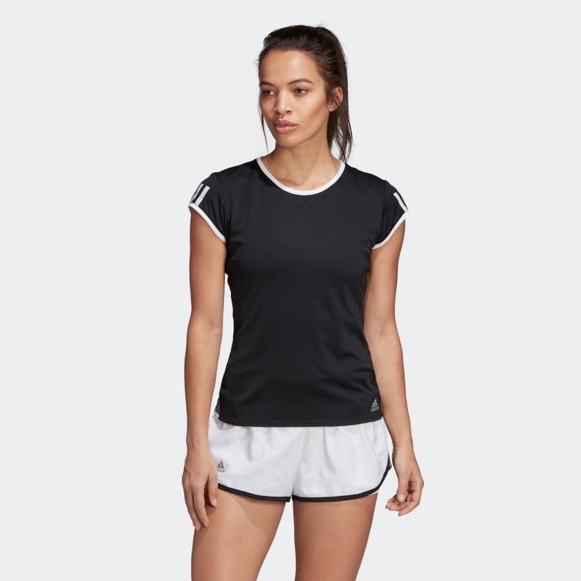  Áo Phông - Áo thun Tennis Nữ Adidas Club 3 Str Tee DU0957 