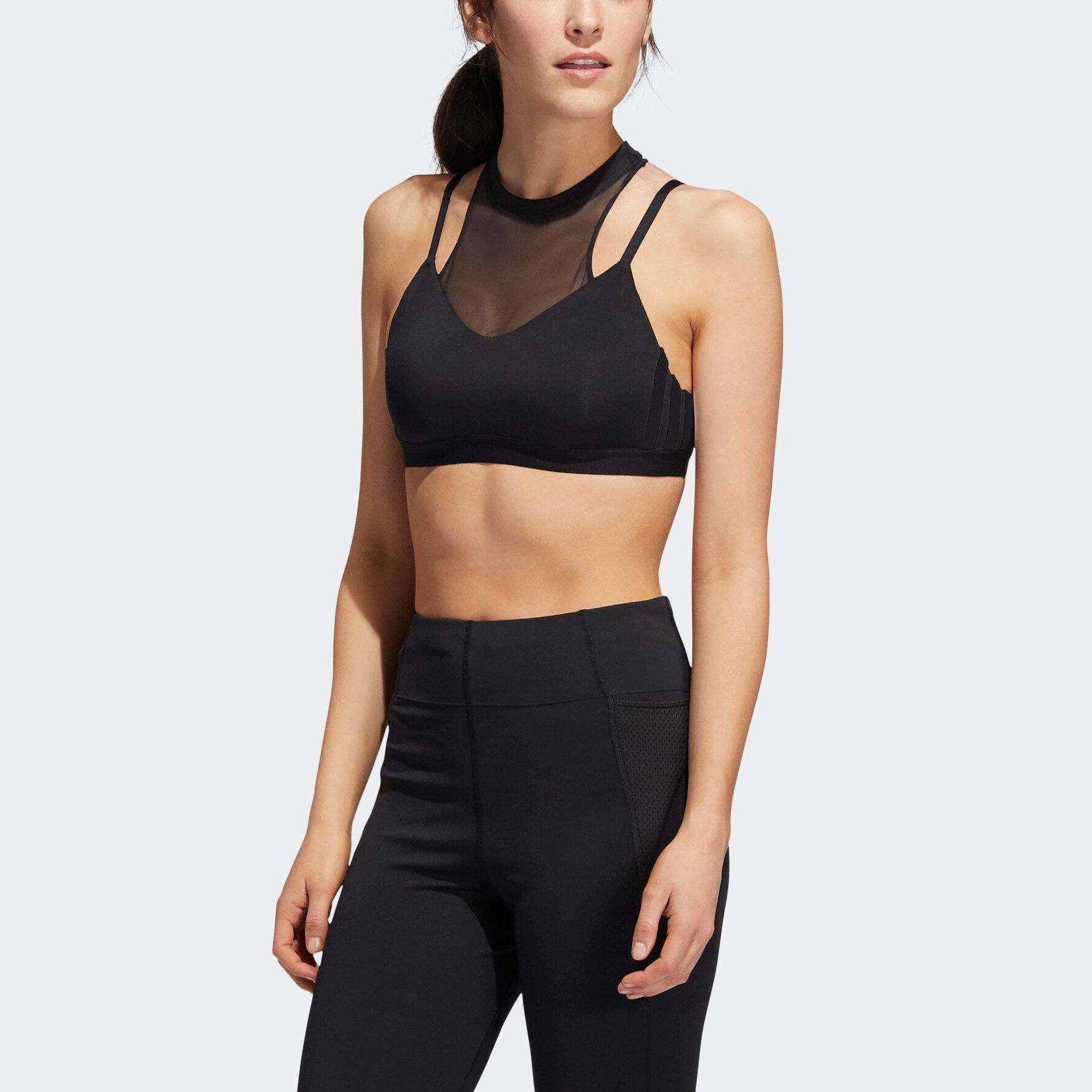  Áo Ngực Thể Thao Tập Luyện Nữ Adidas Am 3S Mesh Bra FT3153 