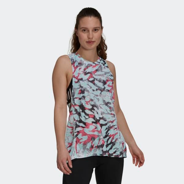  Áo Ba Lỗ Chạy Nữ Adidas Fast Aop Tank H11283 