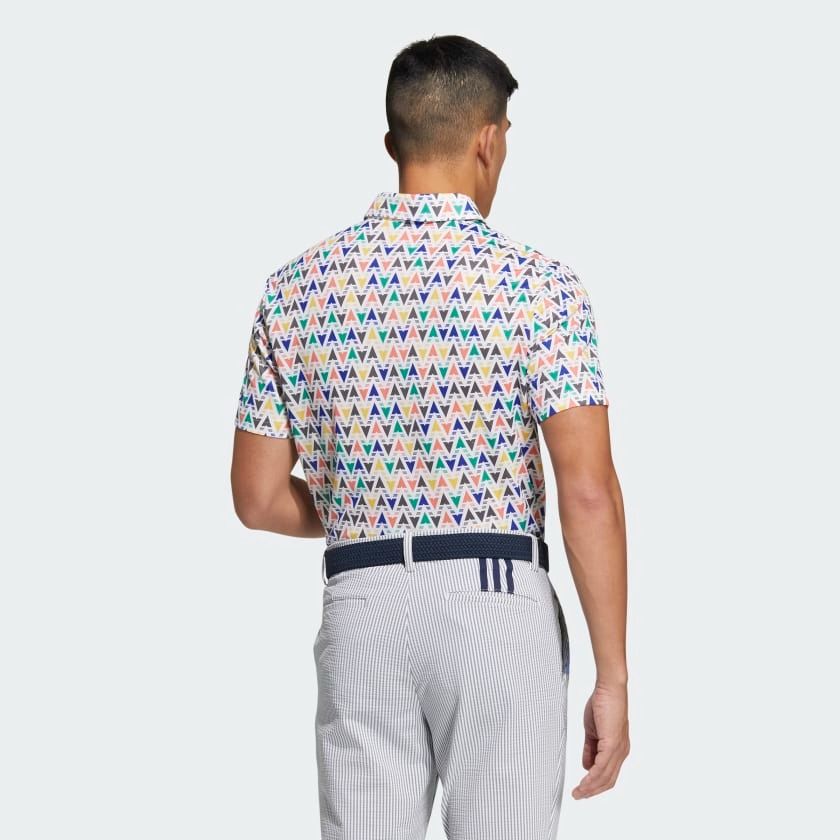  Áo Polo Golf Nam ADIDAS Allover Print Polo HT6834 