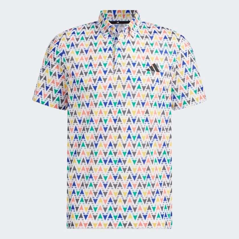  Áo Polo Golf Nam ADIDAS Allover Print Polo HT6834 