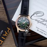 Đồng Hồ Patek Philippe Complications 5205R-011 Rep 1:1 Chế Tác Vỏ Vàng Hồng Mặt Xanh Lá Dây Da