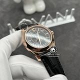 Đồng Hồ Patek Philippe Complications 5205R-010 Rep 1:1 Chế Tác Vỏ Vàng Khối 18K Mặt Đen Dây Da