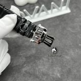 Đồng Hồ Patek Philippe Nautilus 5712G-001 Rep 1:1 Chế Tác Vỏ Vàng Trắng 18K Mặt Xám Dây Da