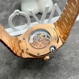 Đồng Hồ Audemars Piguet Royal Oak 15500OR.OO.1220OR.01 Rep 1:1 Chế Tác Vỏ Vàng Khối 18K Mặt Đen Dây Kim Loại