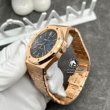 Đồng Hồ Audemars Piguet Royal Oak 15500OR.OO.1220OR.01 Rep 1:1 Chế Tác Vỏ Vàng Khối 18K Mặt Đen Dây Kim Loại