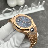 Đồng Hồ Audemars Piguet Royal Oak 15500OR.OO.1220OR.01 Rep 1:1 Chế Tác Vỏ Vàng Khối 18K Mặt Đen Dây Kim Loại