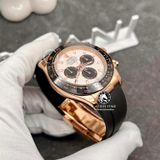 Đồng Hồ Rolex Cosmograph Daytona 116515LN Rep 1:1 Chế Tác Vỏ Vàng Khối 18K Mặt Thiên Thạch Tự Nhiên Dây Cao Su