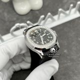 Đồng Hồ Patek Philippe Aquanaut 5067A-001 Rep 1:1 Chế Tác Vỏ Vàng Trắng 18K Niềng Bezel Độ Kim Cương Thiên Nhiên Mặt Đen Dây Cao Su