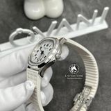 Đồng Hồ Patek Philippe Aquanaut 5067A-024 Rep 1:1 Chế Tác Vỏ Vàng Trắng 18K Niềng Bezel Độ Kim Cương Thiên Nhiên Mặt Trắng Dây Cao Su