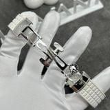 Đồng Hồ Patek Philippe Aquanaut 5067A-024 Rep 1:1 Chế Tác Vỏ Vàng Trắng 18K Niềng Bezel Độ Kim Cương Thiên Nhiên Mặt Trắng Dây Cao Su