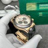 Đồng Hồ Rolex Cosmograph Daytona 116515LN Rep 1:1 Chế Tác Vỏ Vàng Khối 18K Mặt Thiên Thạch Tự Nhiên Dây Cao Su