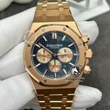 Đồng Hồ Audemars Piguet Royal Oak Chronograph 26331OR.OO.1220OR.01 Rep 1:1 Chế Tác Vỏ Vàng Khối 18K Mặt Đen Dây Kim Loại