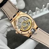 Đồng Hồ Audemars Piguet Royal Oak 15510OR.OO.D002CR.01 Rep 1:1 Chế Tác Vỏ Vàng Khối 18K Mặt Đen Dây Da