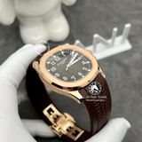 Đồng Hồ Patek Philippe Aquanaut 5167R-001 Rep 1:1 Chế Tác Vỏ Vàng Khối 18K Mặt Nâu Dây Cao Su