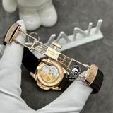 Đồng Hồ Patek Philippe Aquanaut 5167R-001 Rep 1:1 Chế Tác Vỏ Vàng Khối 18K Độ Kim Cương Thiên Nhiên Pave Mặt Nâu Dây Cao Su