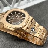 Đồng Hồ Patek Philippe Nautilus 5711R-001 Rep 1:1 Chế Tác Vỏ Vàng Khối 18K Mặt Nâu Dây Kim Loại