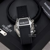 Đồng Hồ Hublot Big Bang Unico 42mm Rep 1:1 Chế Tác Vỏ Bạc Niềng Ceramic Đen Mặt Xám Dây Cao Su 421.NM.1170.RX