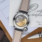 Đồng Hồ Patek Philippe Complications 5396G-011 Rep 1:1 Chế Tác Vỏ Bạc Mặt Trắng Dây Da