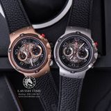 Đồng Hồ Hublot Novelties 45mm Rep 1:1 Chế Tác Vỏ Bạc Mặt Số Skeleton Dây Da 526.NX.0124.VR