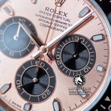 Đồng Hồ Rolex Cosmograph Daytona 116515LN-0059 Rep 1:1 Cao Cấp Vỏ Vàng Hồng Mặt Hồng Dây Cao Su