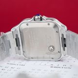 Đồng Hồ Cartier Santos De Cartier 40mm CRW2SA0030 Rep 1:1 Chế Tác Demi Vàng Kim Mặt Xám