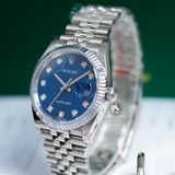 Đồng Hồ Rolex Datejust 36mm 126234-0045 Rep 1:1 Chế Tác Mặt Vi Tính Xanh Dây Kim Loại Jubilee