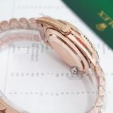 Đồng Hồ Rolex Day-Date 40mm 228235-0025 Rep 1:1 Chế Tác Mặt Số Xanh Lá Olive Cọc Số La Mã Vỏ Vàng Hồng Khối Lượng 185 Gram