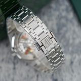 Đồng Hồ Audemars Piguet Royal Oak Jumbo Extra-Thin 50th Anniversary 16202ST.OO.1240ST.02 Rep 1:1 Chế Tác Vỏ Thép Mặt Xanh