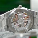 Đồng Hồ Audemars Piguet Royal Oak Jumbo Extra-Thin 50th Anniversary 16202ST.OO.1240ST.02 Rep 1:1 Chế Tác Vỏ Thép Mặt Xanh