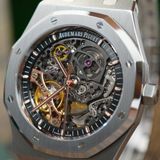 Đồng Hồ Audemars Piguet Royal Oak Double Balance Wheel Openworked 41mm 15407ST.OO.1220ST.01 Rep 1:1 Chế Tác Vỏ Thép