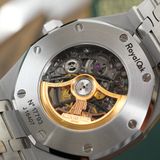 Đồng Hồ Audemars Piguet Royal Oak Double Balance Wheel Openworked 41mm 15407ST.OO.1220ST.01 Rep 1:1 Chế Tác Vỏ Thép