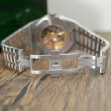Đồng Hồ Audemars Piguet Royal Oak Double Balance Wheel Openworked 41mm 15407ST.OO.1220ST.01 Rep 1:1 Chế Tác Vỏ Thép